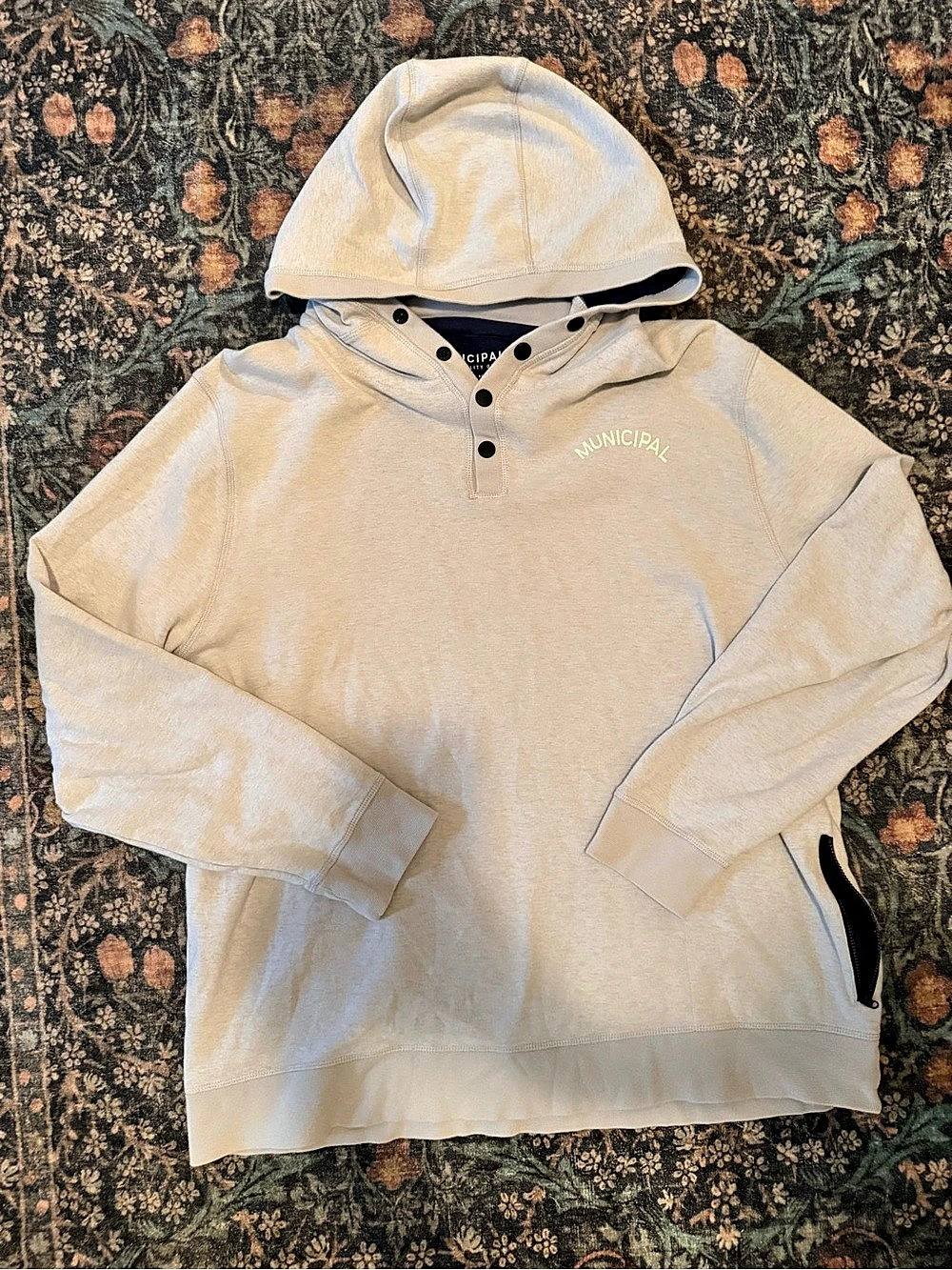 Municipal Gameday Hoodie Men's grey Pullover Hoodie XL